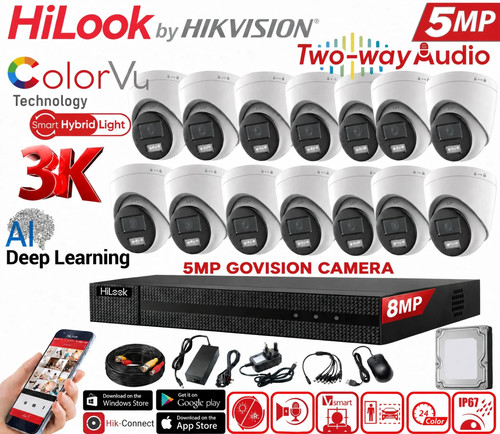 Hikvision smart colourvu - colourvu, 5mp